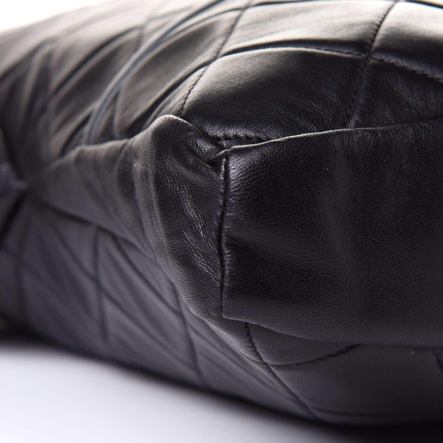 Chanel Lambskin Quilted Large Girl Bag Black 14 of 18