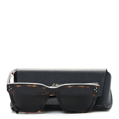 Celine Acetate Polarized Square Sunglasses CL40248I Havana 7 of 7