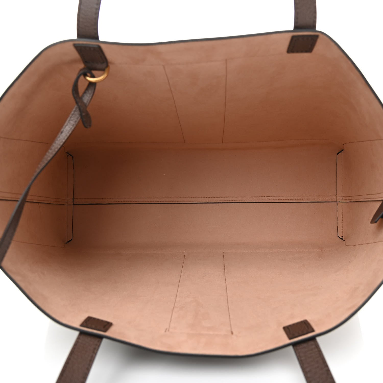 Gucci GG Supreme Monogram Web Ophidia Tote Brown 5 of 11