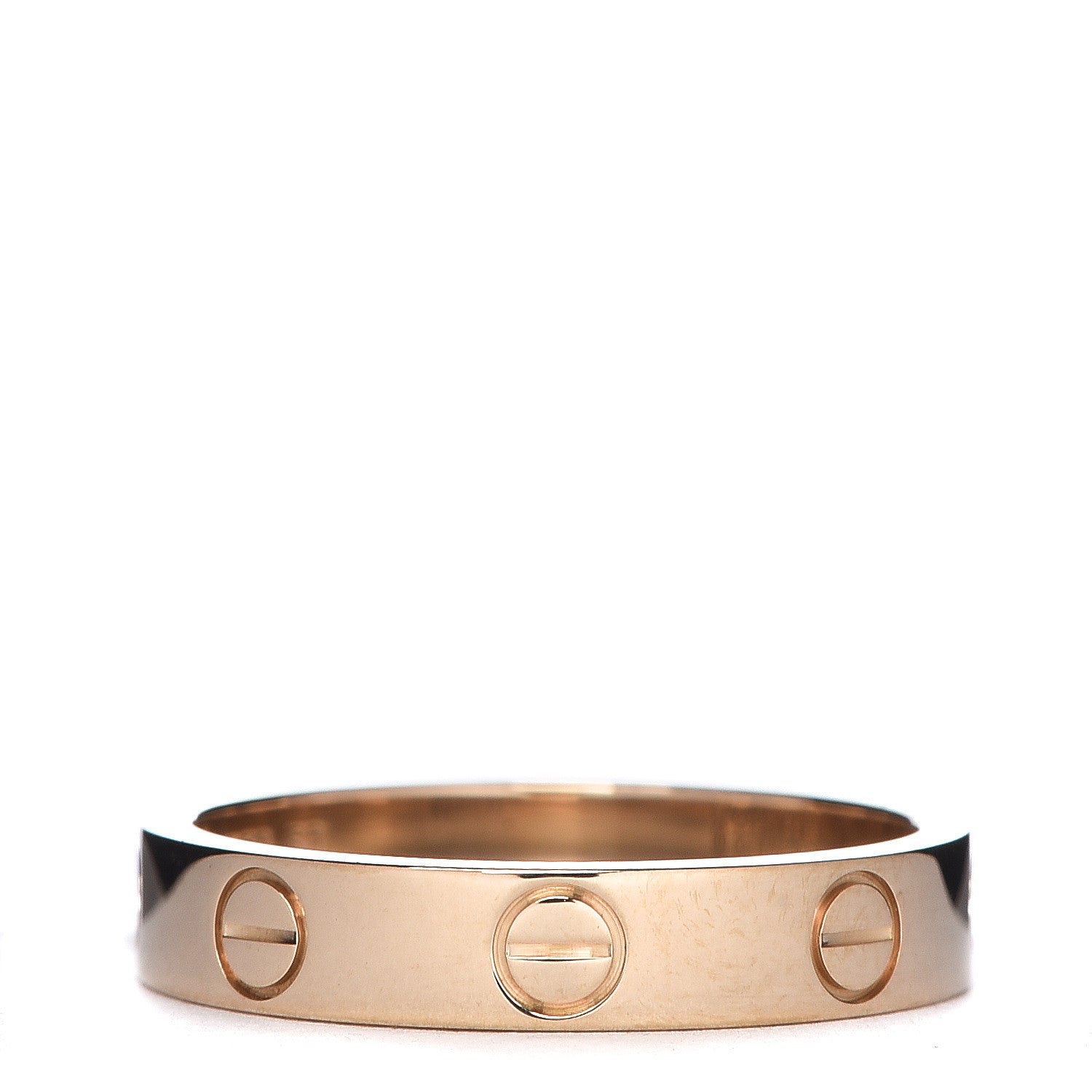 Cartier 18K Yellow Gold 3.5mm LOVE Wedding Band Ring 50 5.25 3 of 4