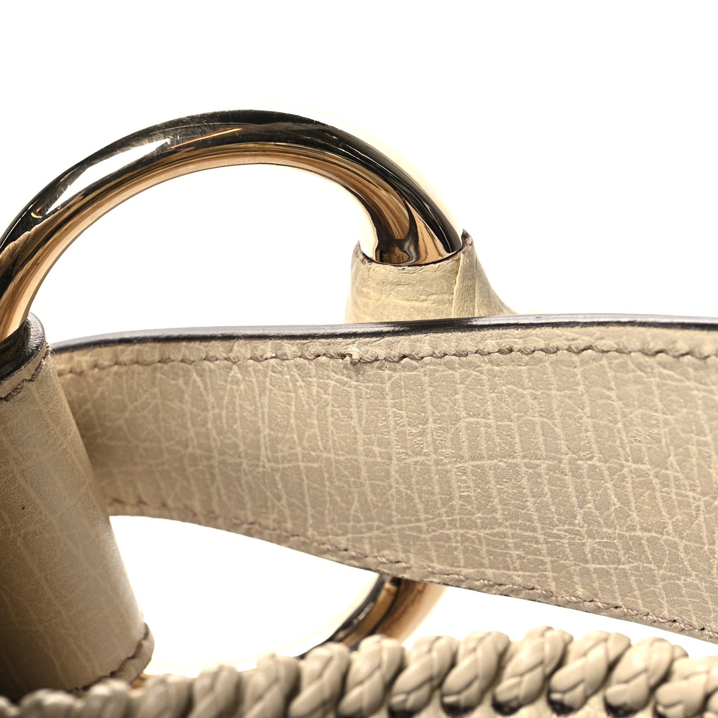 Monogram Large Horsebit Chain Hobo Off White