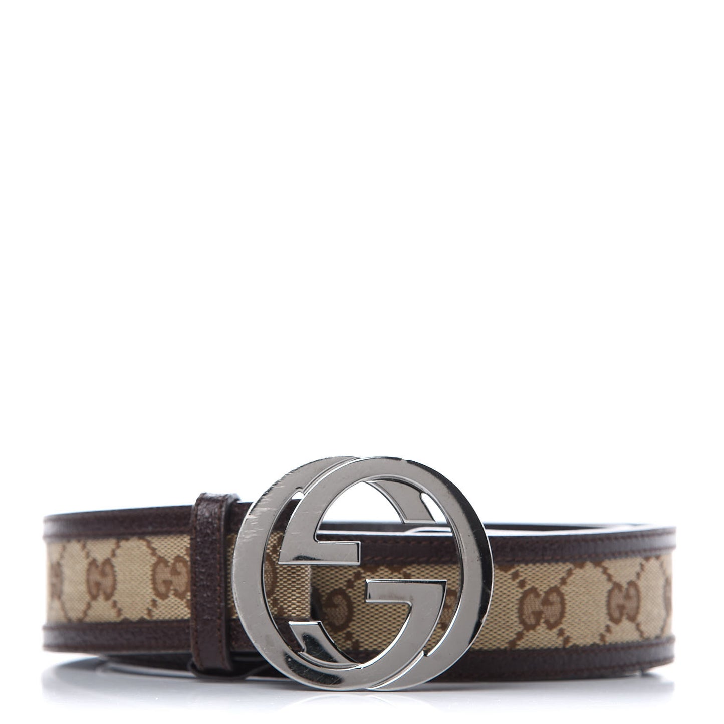 Monogram Interlocking G 40mm Belt 90 36 Dark Brown