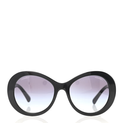 Chanel Oval CC Sunglasses 5372 Black 2 of 4
