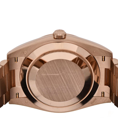 Rolex 18K Everose Gold Diamond Eisenkiesel 40mm Oyster Perpetual Day-Date President Watch 228235 4 of 5