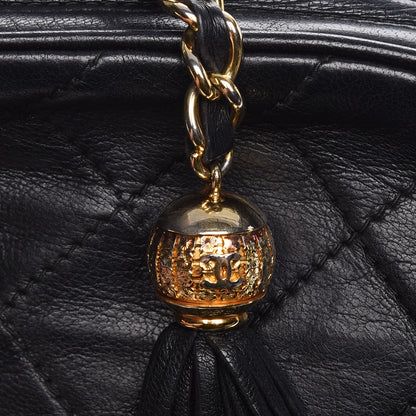 Chanel Lambskin Quilted Tassel Camera Case Black 11 of 11