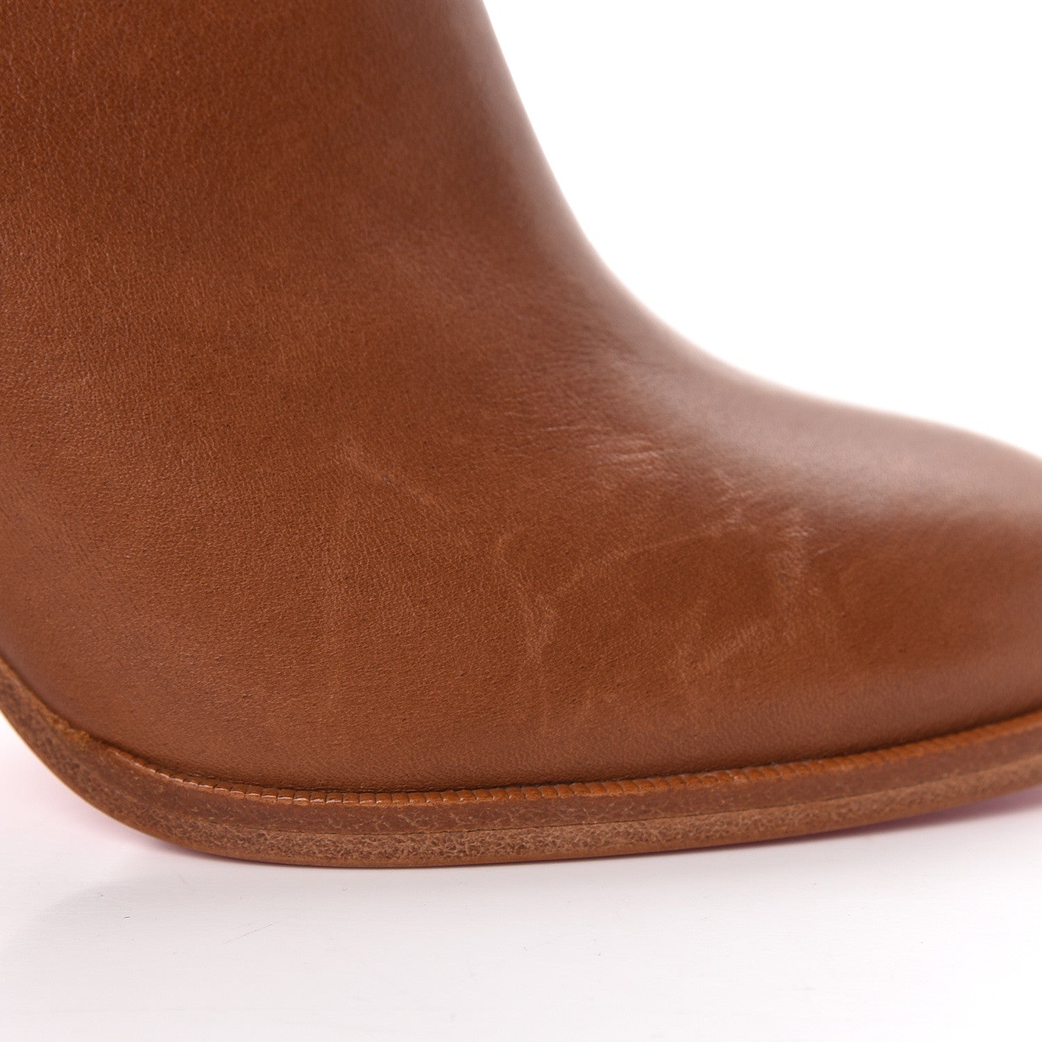 Christian Louboutin Calfskin Janis 85 Booties 36 Cuoio 8 of 11