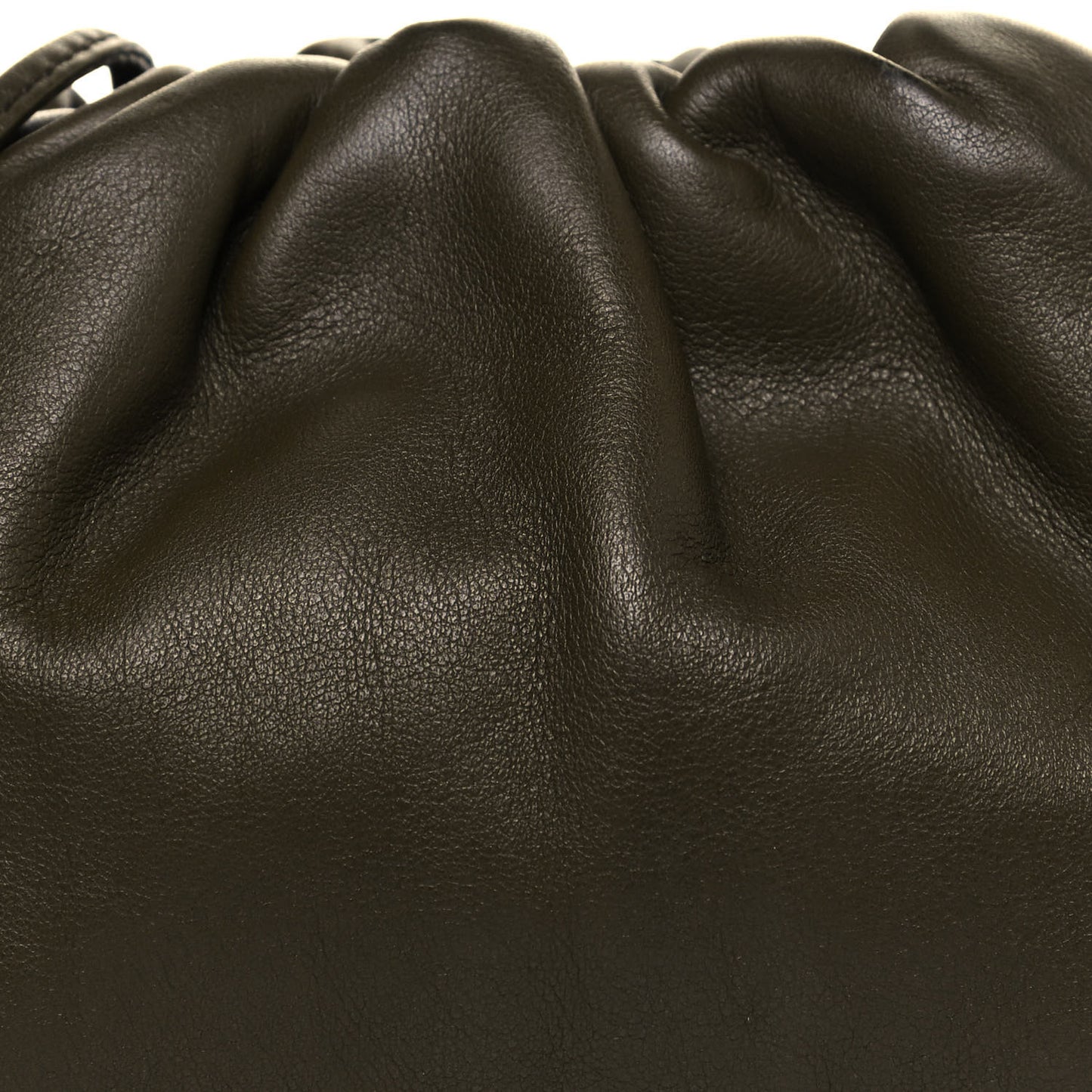 Butter Calfskin The Mini Pouch Kaki Fondente