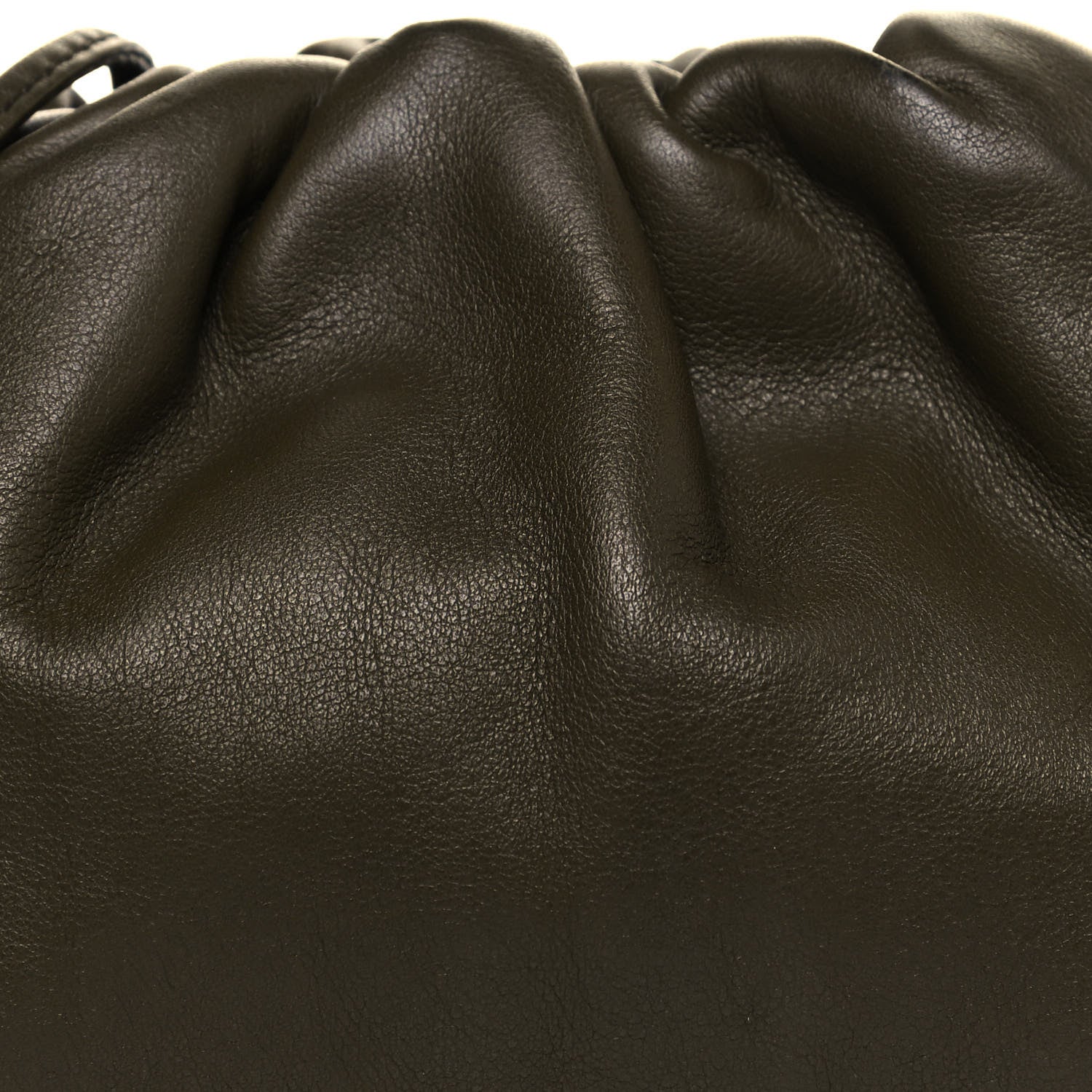 Bottega Veneta Butter Calfskin The Mini Pouch Kaki Fondente 8 of 12