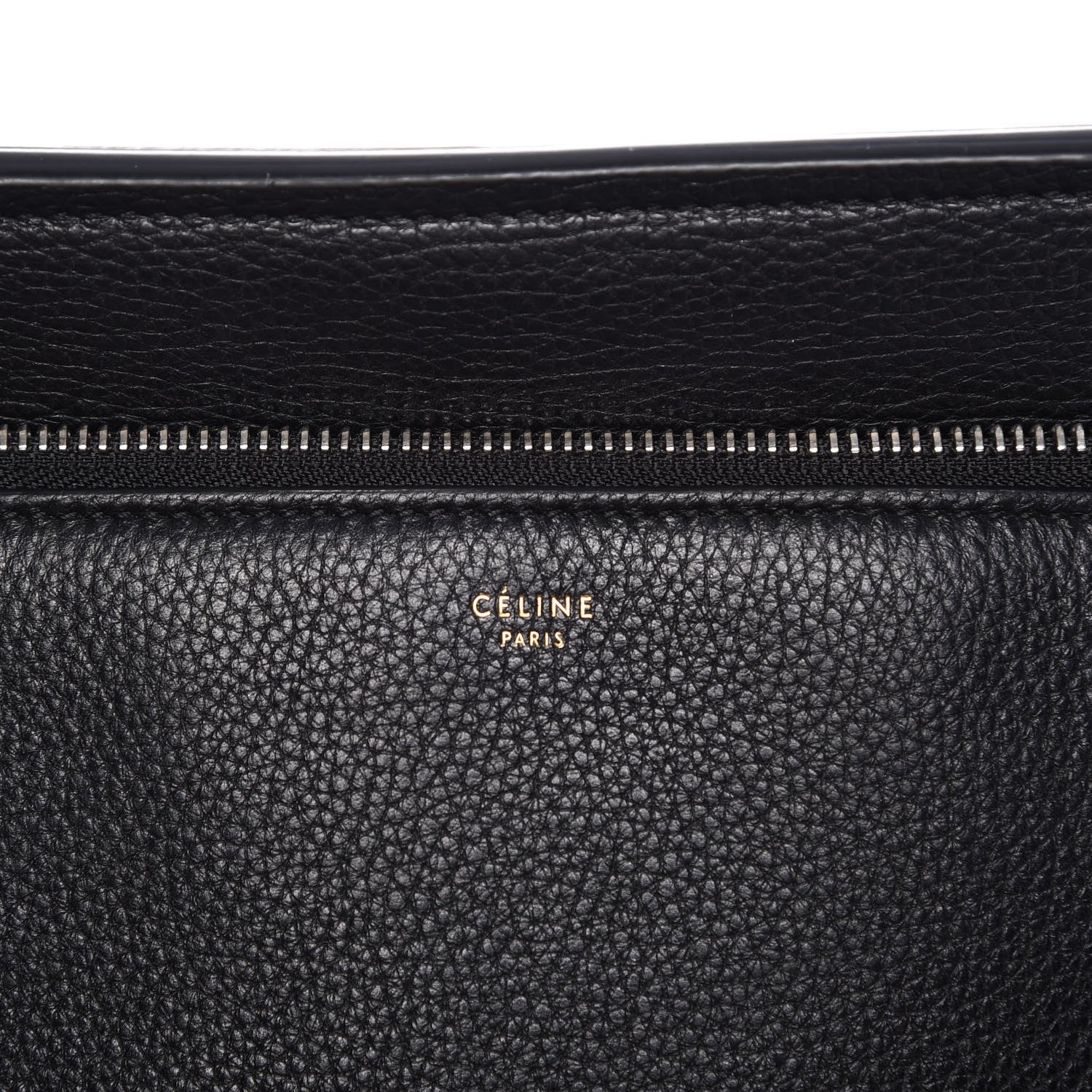 Celine Supple Calfskin Medium Edge Shoulder Bag Black 6 of 20