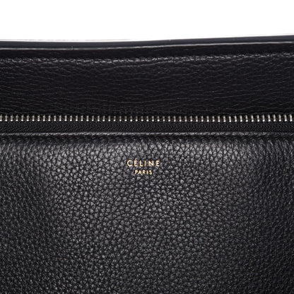 Celine Supple Calfskin Medium Edge Shoulder Bag Black 6 of 20