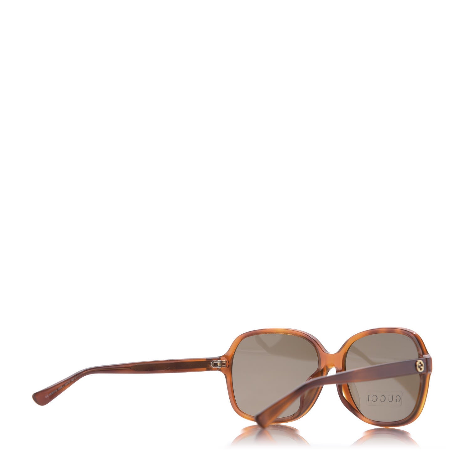 Gucci Acetate Square Frame Sunglasses GG 3834/F/S Tortoise 4 of 8