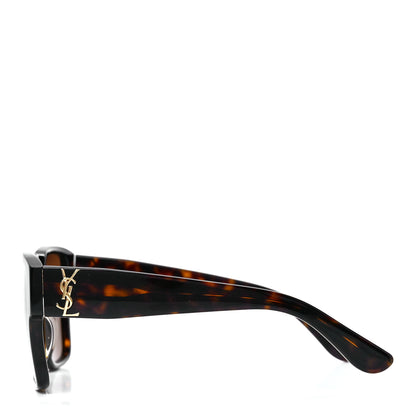 Saint Laurent Square SL M9 Sunglasses Tortoise 3 of 8