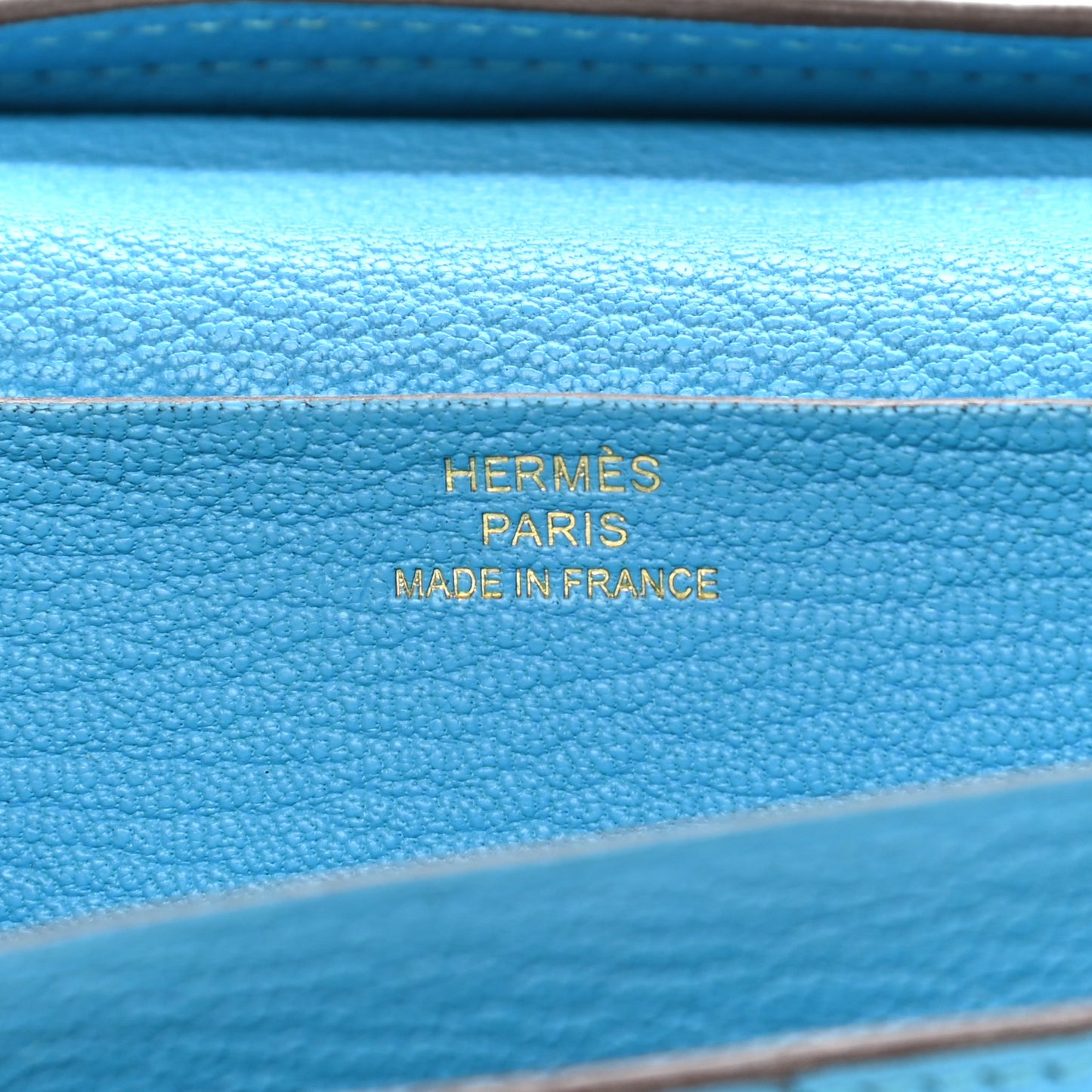 Chevre Mysore Bearn Gusset Wallet Bleu Azteque
