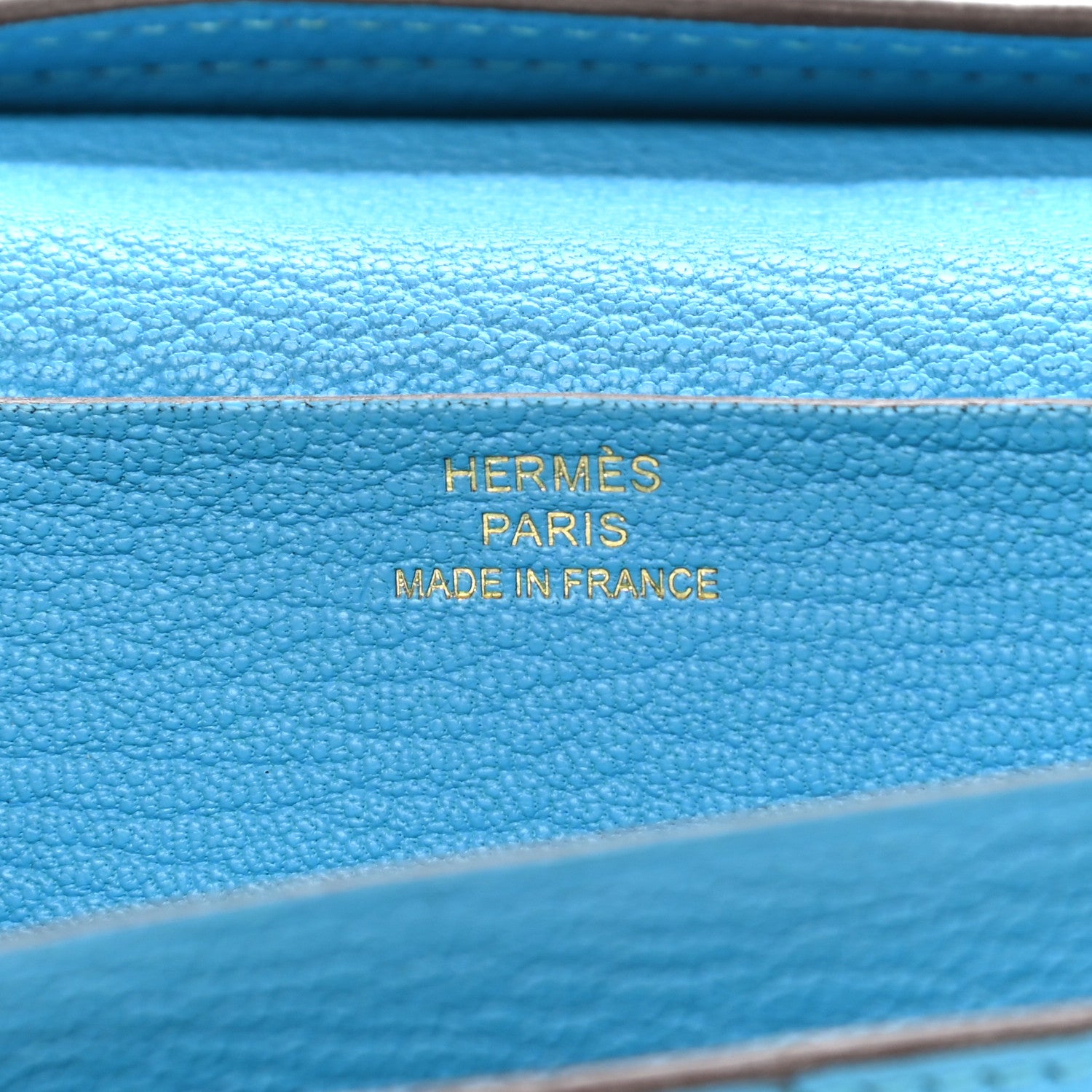 Hermes Chevre Mysore Bearn Gusset Wallet Bleu Azteque 6 of 13