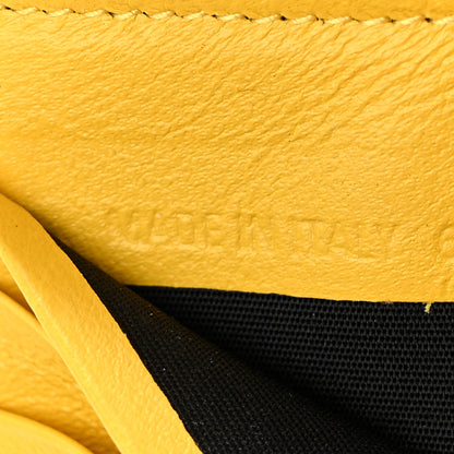 Balenciaga X THE SIMPSONS Smooth Calfskin Logo Card Holder On Keychain Bumblebee Yellow 7 of 15