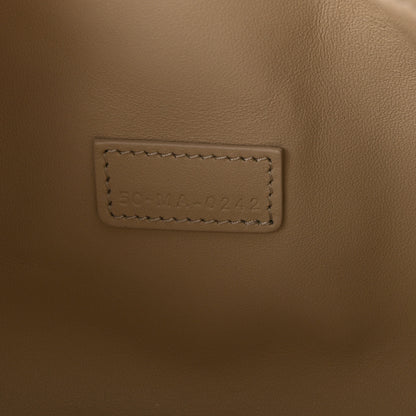 Christian Dior Calfskin Macrocannage Medium Diortravel Nomad Pouch Sand 6 of 10