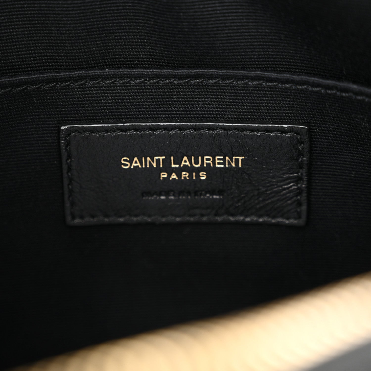 Saint Laurent Calfskin Matelasse Monogram Lou Camera Bag Black 6 of 10