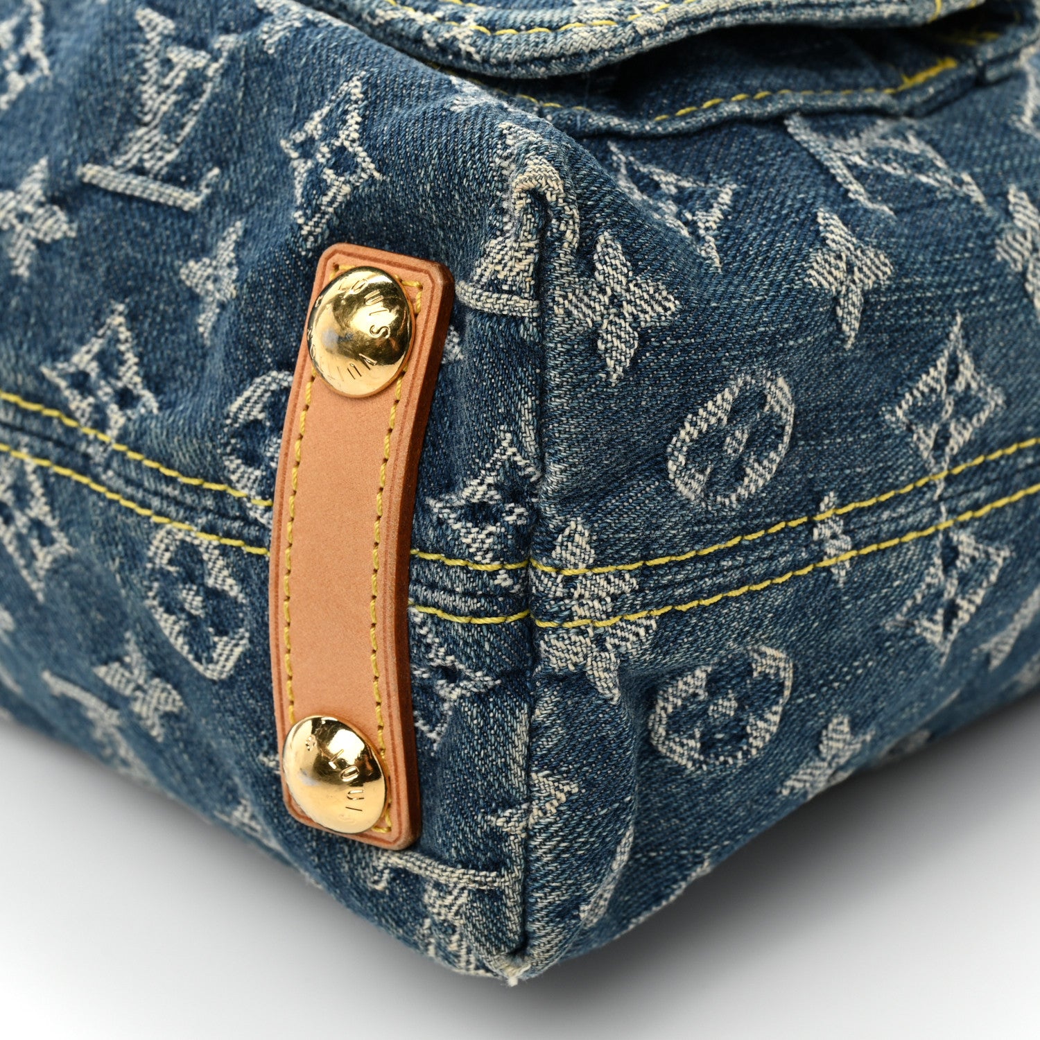 Louis Vuitton Monogram Denim Baggy PM Blue 8 of 8