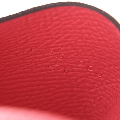 Hermes Epsom Calvi Card Case Rose Azalee 7 of 8