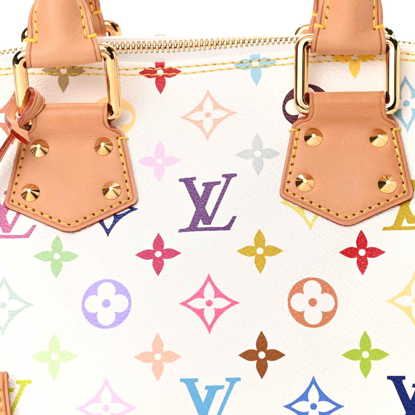 Monogram Multicolor Alma PM White
