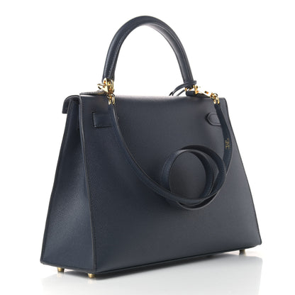 Hermes Epsom Kelly Sellier 28 Bleu Nuit 3 of 13