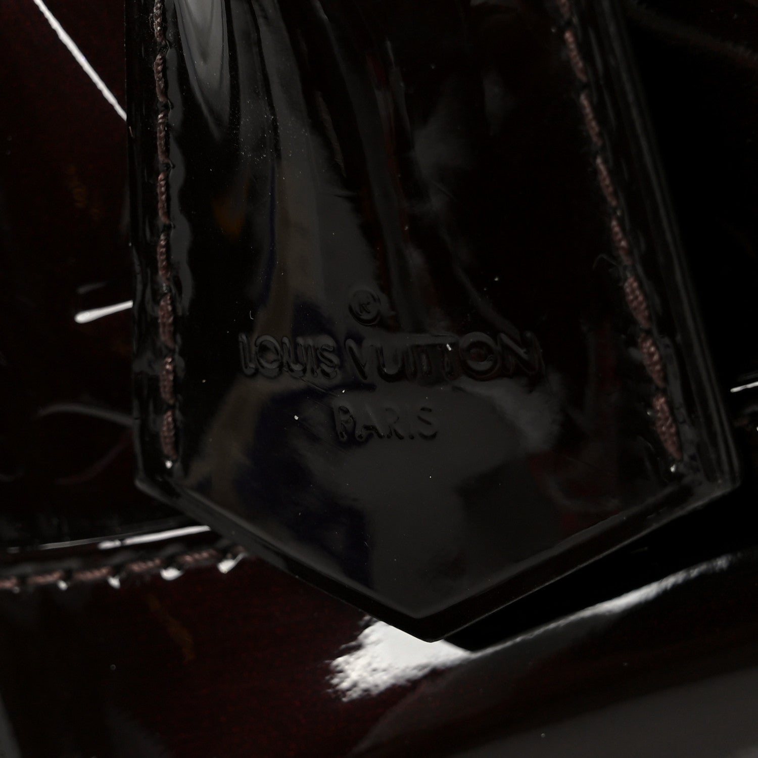 Louis Vuitton Vernis Alma BB Amarante 10 of 13