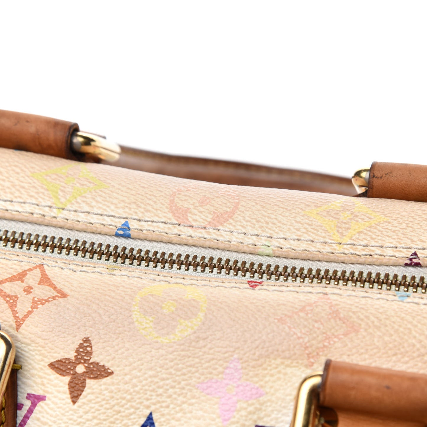 Monogram Multicolor Speedy 30 White