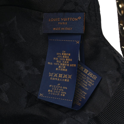 Louis Vuitton Polyester Silk Monogram LV Get Ready Cap M Black 8 of 8