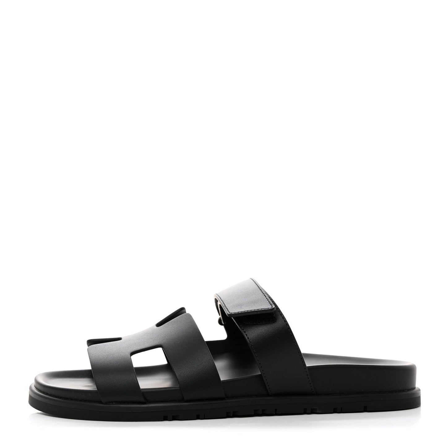 Calfskin Womens Chypre Sandals 40.5 Black