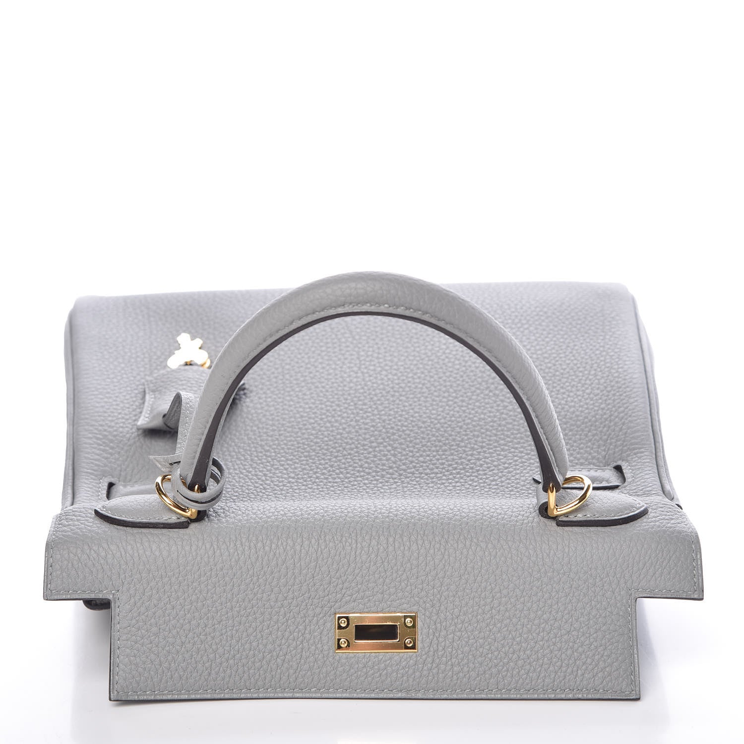 Hermes Togo Kelly Retourne 25 Gris Mouette 14 of 35