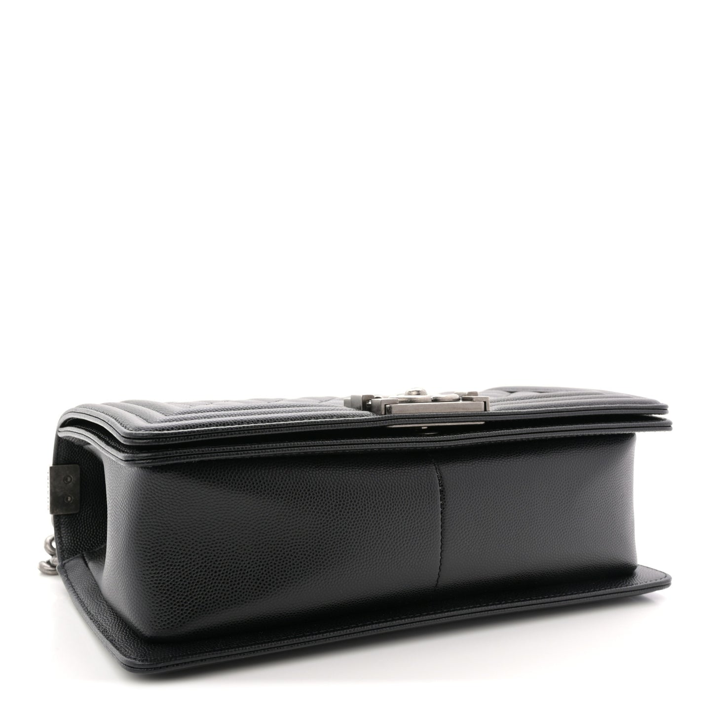 Caviar Quilted Medium Boy Flap Black