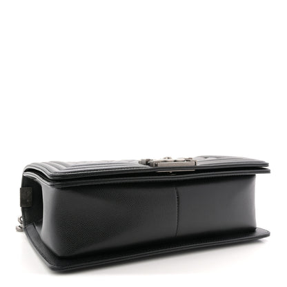 Chanel Caviar Quilted Medium Boy Flap Black 4 of 11