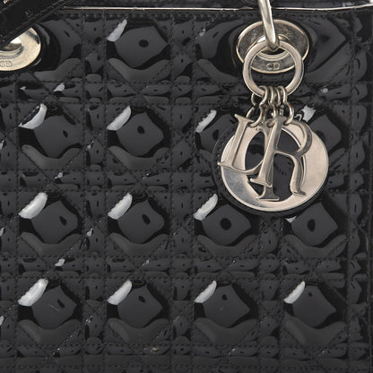Christian Dior Patent Cannage Medium Lady Dior Black 11 of 11