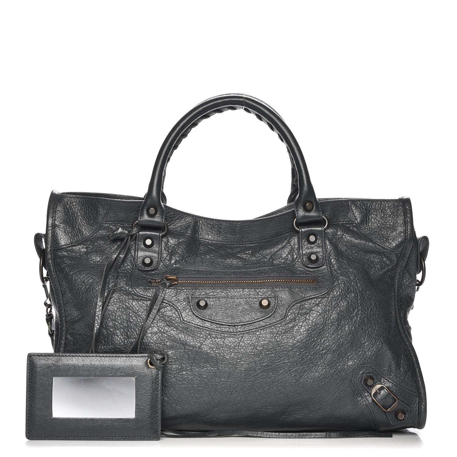 Balenciaga Agneau Classic Hardware City Anthracite 1 of 8