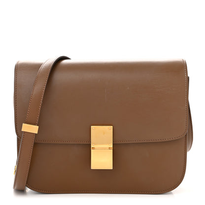 Celine Box Calfskin Medium Classic Box Flap Bag Camel 1 of 22