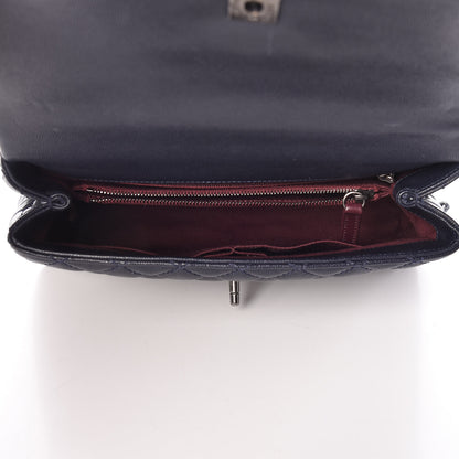 Chanel Caviar Quilted Small Coco Handle Flap Navy 5 of 11