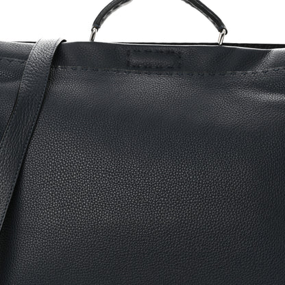 Fendi Cuoio Romano Selleria Monster Eyes Large Mens Peekaboo Iconic Essential Satchel Blue 8 of 16