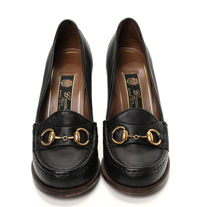 Gucci Calfskin Horsebit Alyssa Pumps 39 Black 2 of 11