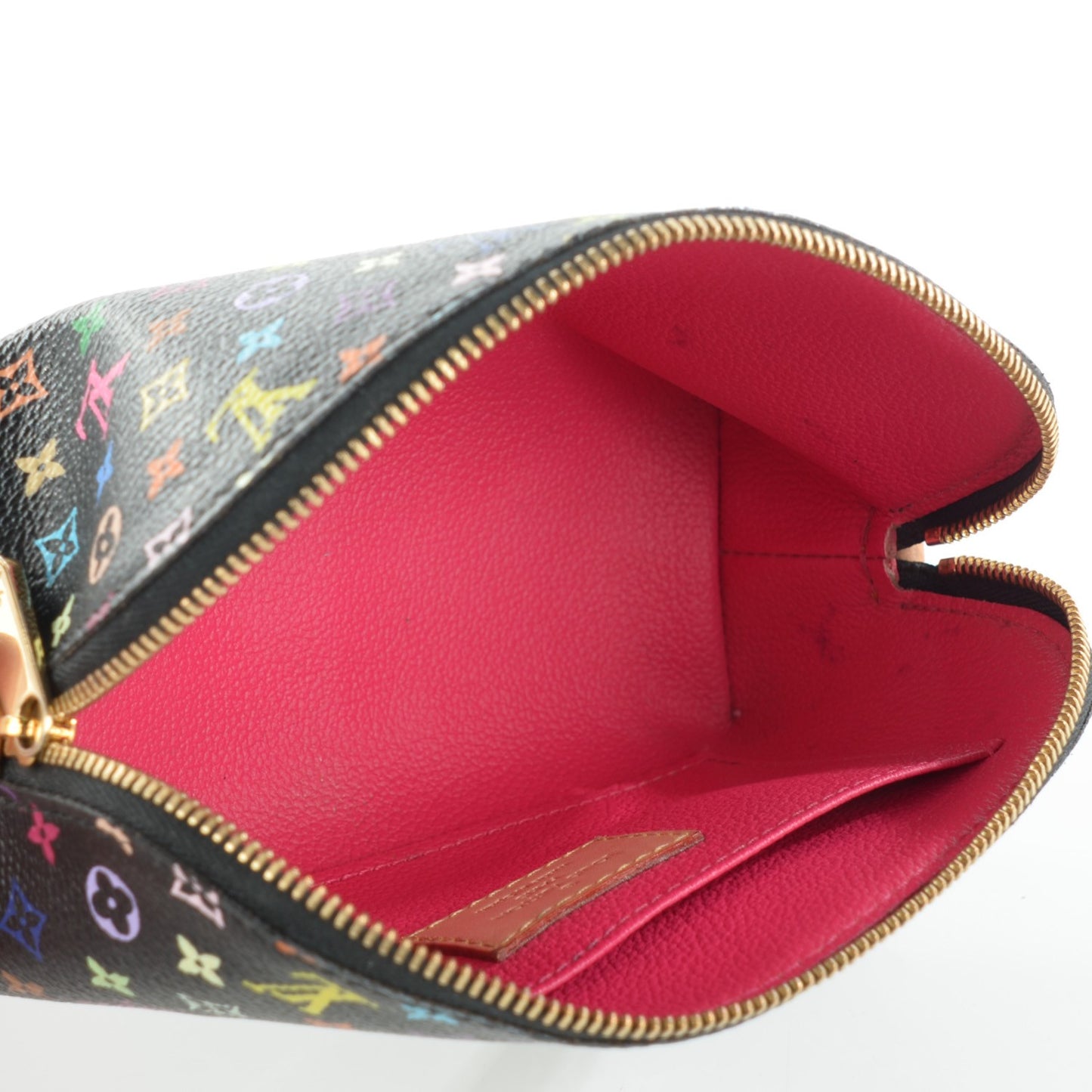 Monogram Multicolor Cosmetic Pouch Black Grenade