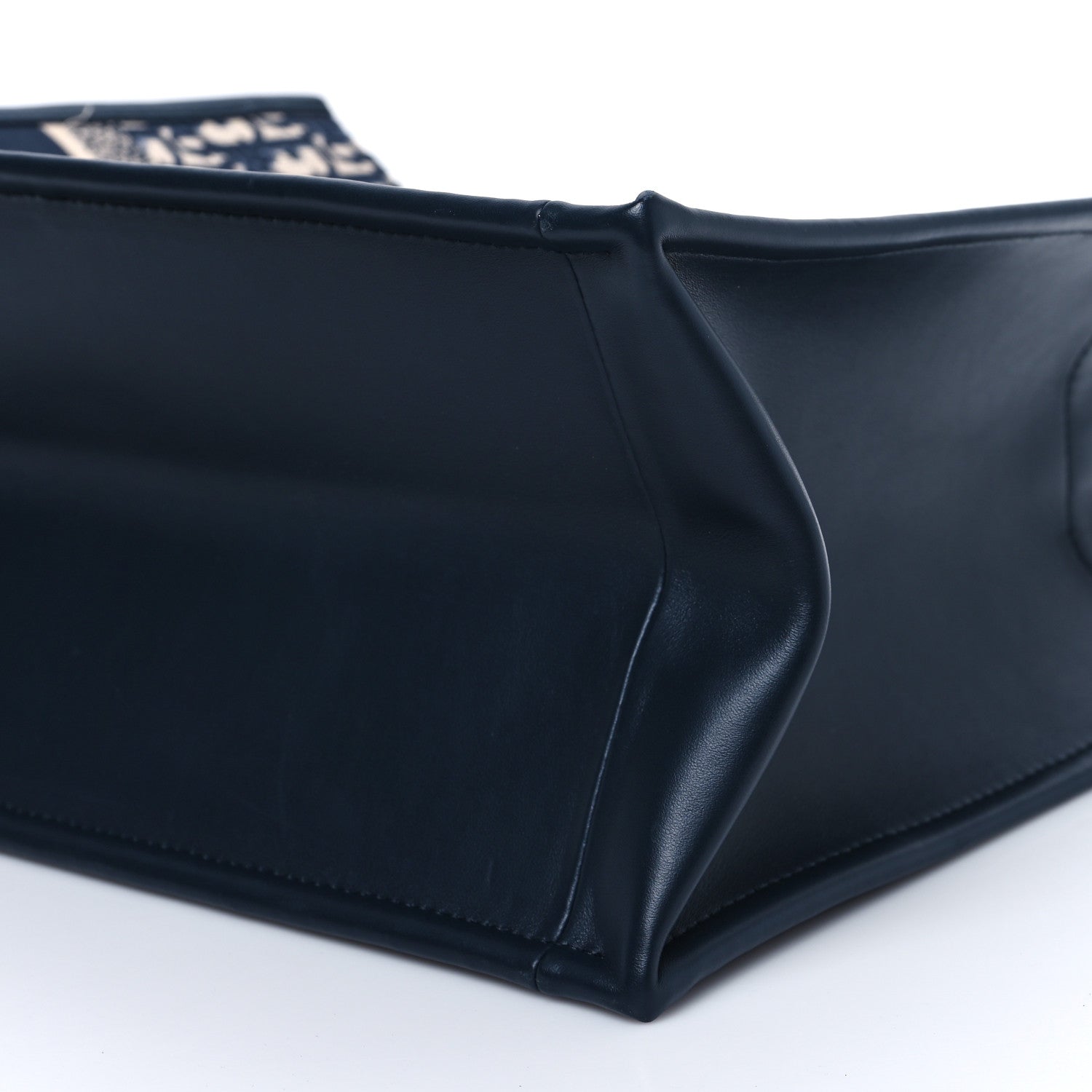 Christian Dior Oblique Calfskin Medium Book Tote With Strap Blue Multicolor 9 of 11