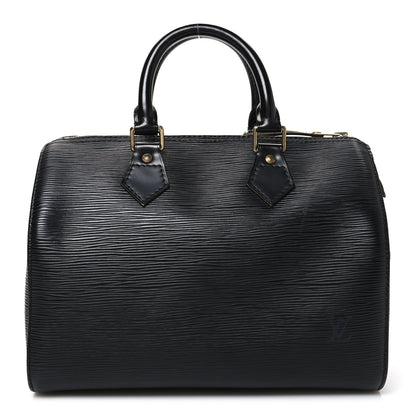 Louis Vuitton Epi Speedy 25 Black 1 of 10