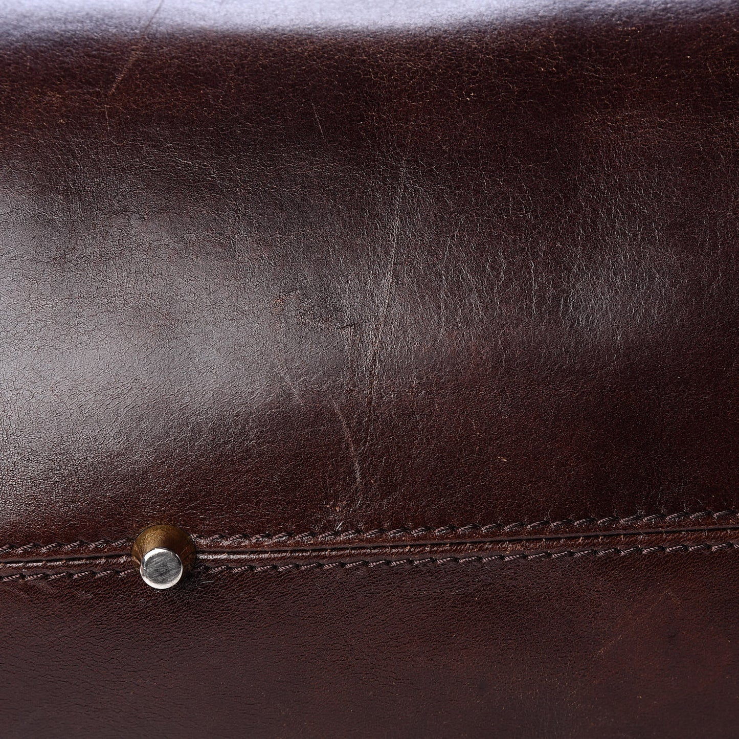 House Check Studded Large Greenham Tote Dark Tan