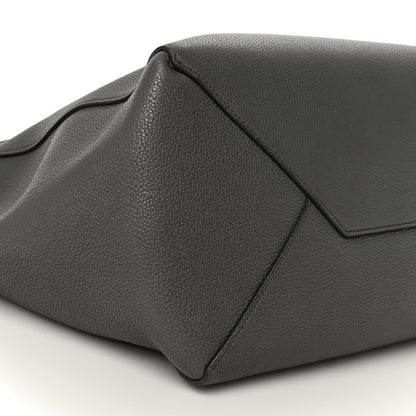 Celine Soft Grained Calfskin Small Belt Cabas Phantom Grey 8 of 15