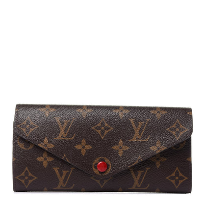 Louis Vuitton Monogram Josephine Wallet Red 1 of 15