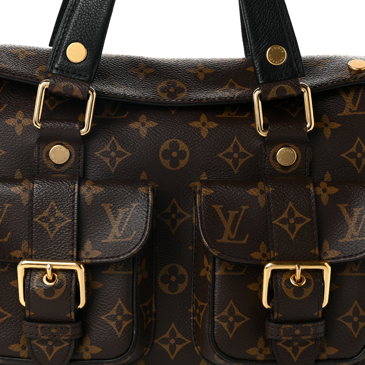 Louis Vuitton Monogram Manhattan NM Black 8 of 12