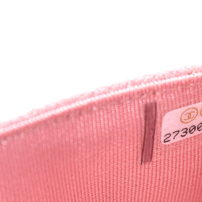 Chanel Iridescent Caviar Quilted Wallet on Chain WOC Rose Pink 8 of 11