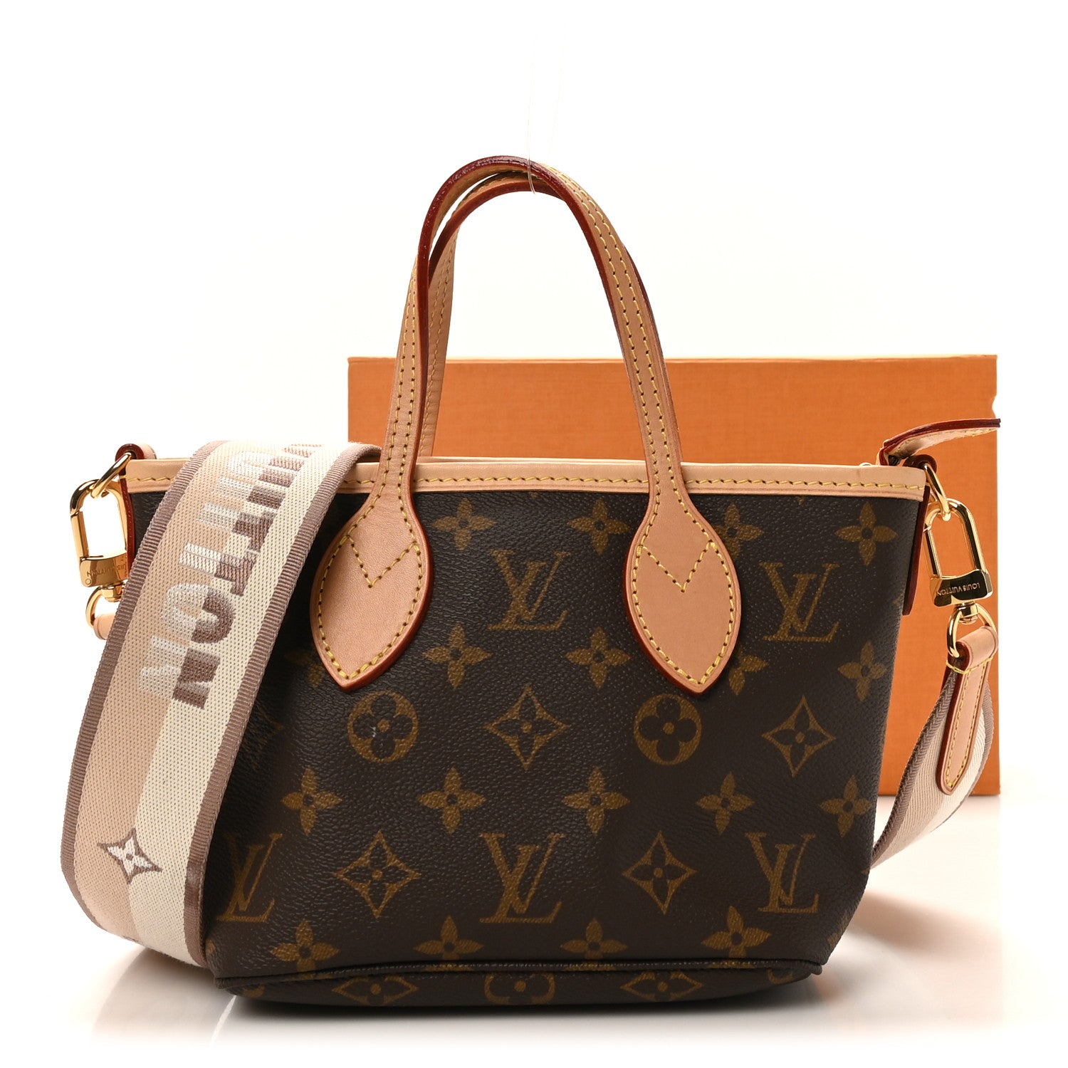 Louis Vuitton Monogram Neverfull BB Beige 10 of 10