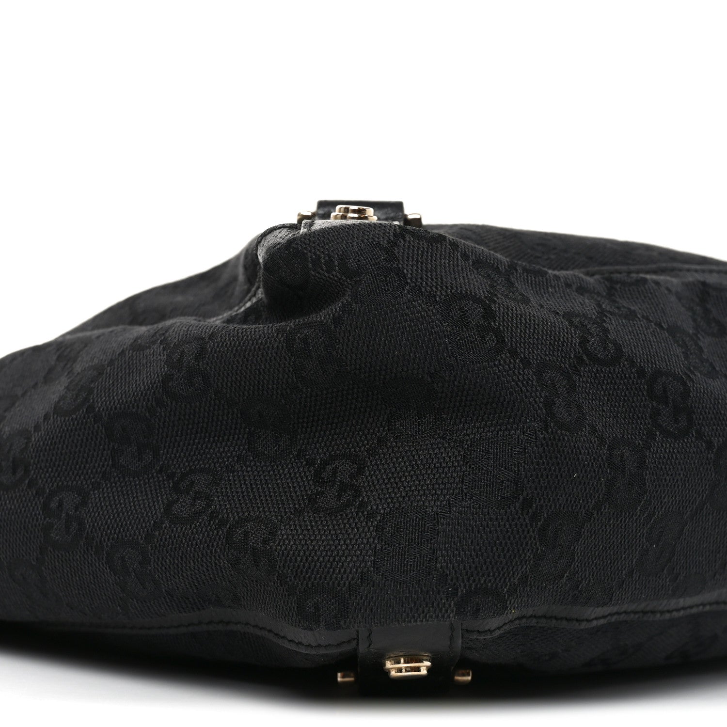 Gucci Monogram Small Abbey Tote Black 9 of 10