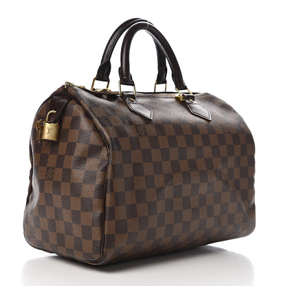 Louis Vuitton Damier Ebene Speedy 30 2 of 14