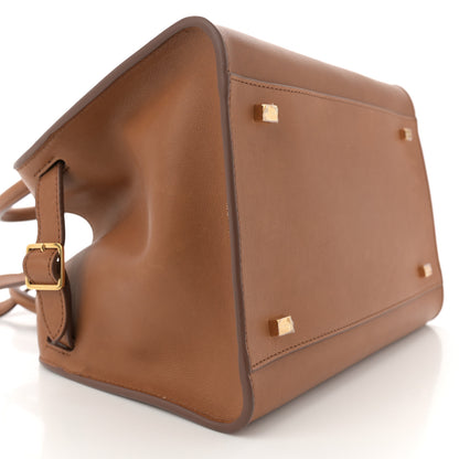 The Row Polished Saddle Calfskin Soft Margaux 10 Bag Cuir 8 of 12